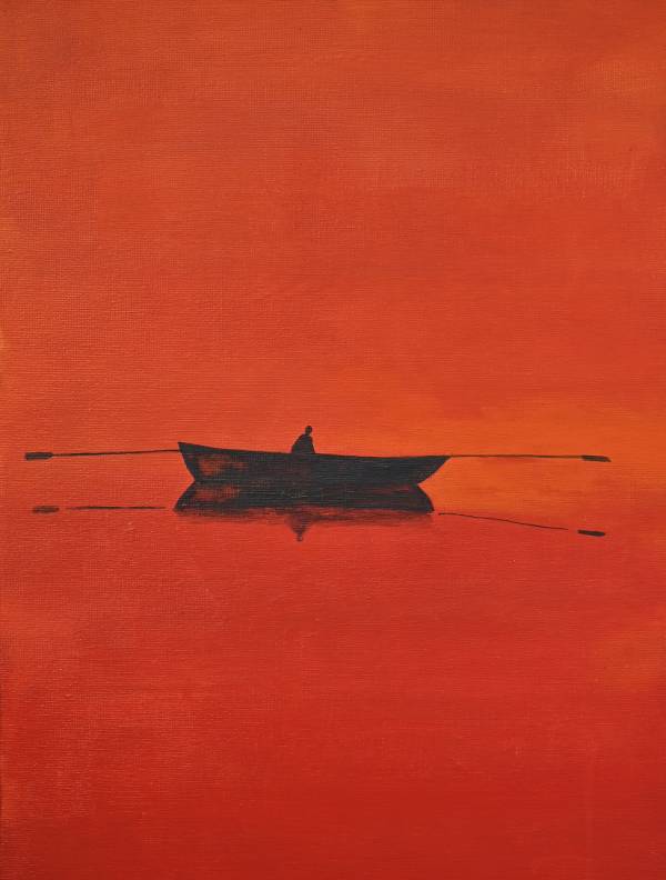 - Acrylic on Canvas, Painting by Alicia Trewhella, measuring 40 x 30 cm (H x W) framed at 50 x 40 cm £295
